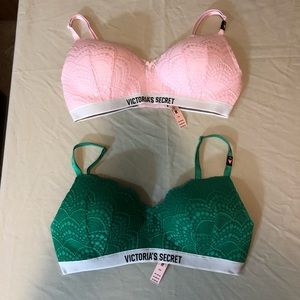 4 NWT Victoria’s Secret Bras. 34 D